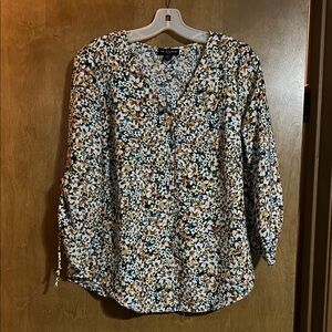 I.N. Studio Multicolor Floral Blouse